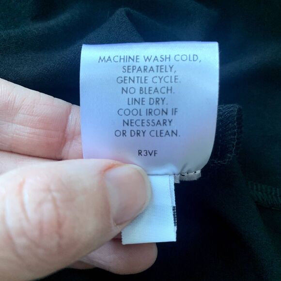 Eileen Fisher Asymmetrical Long Sleeve Pullover Tunic Black Size Medium Stretch - Picture 6 of 8